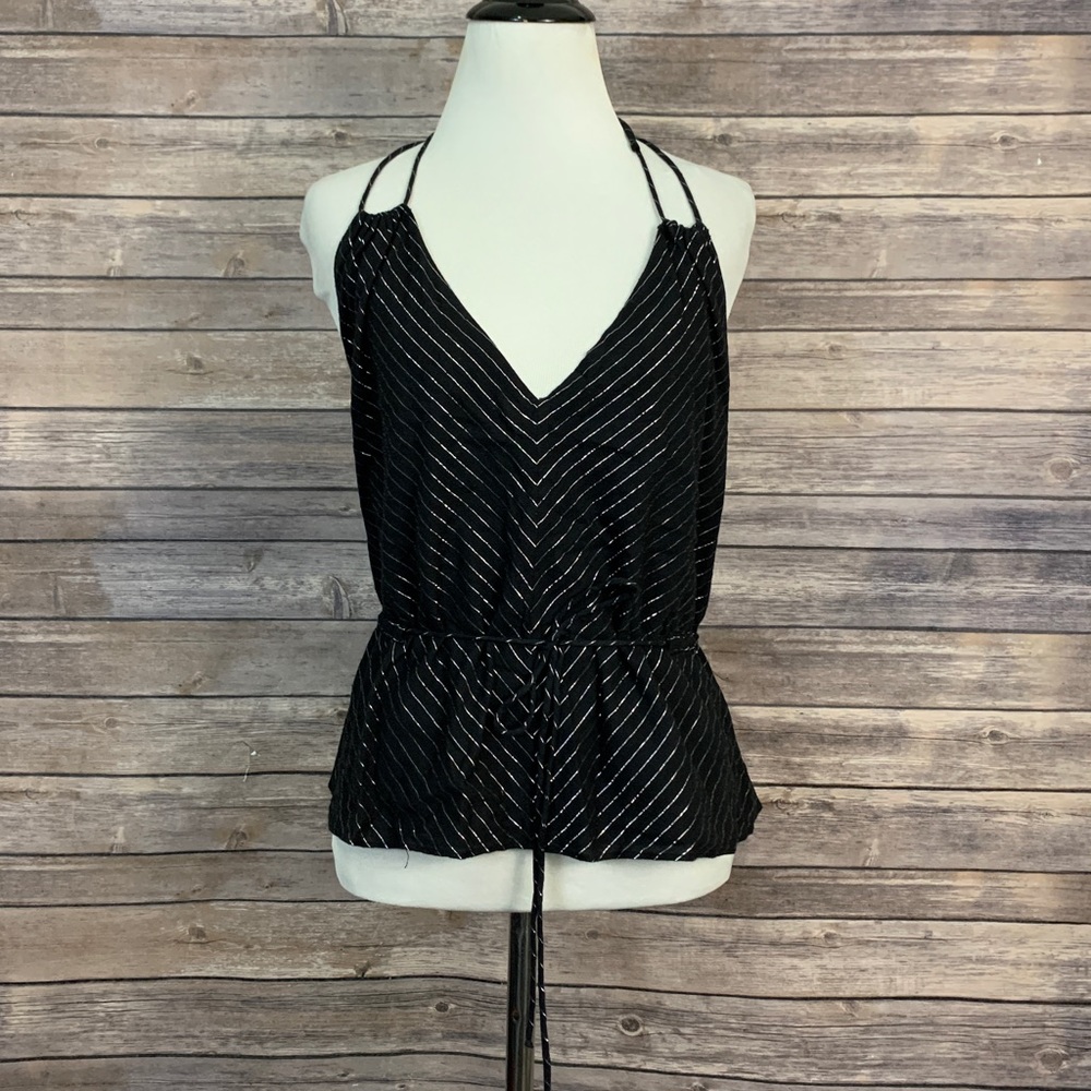 Jill Stuart Black Halter Top